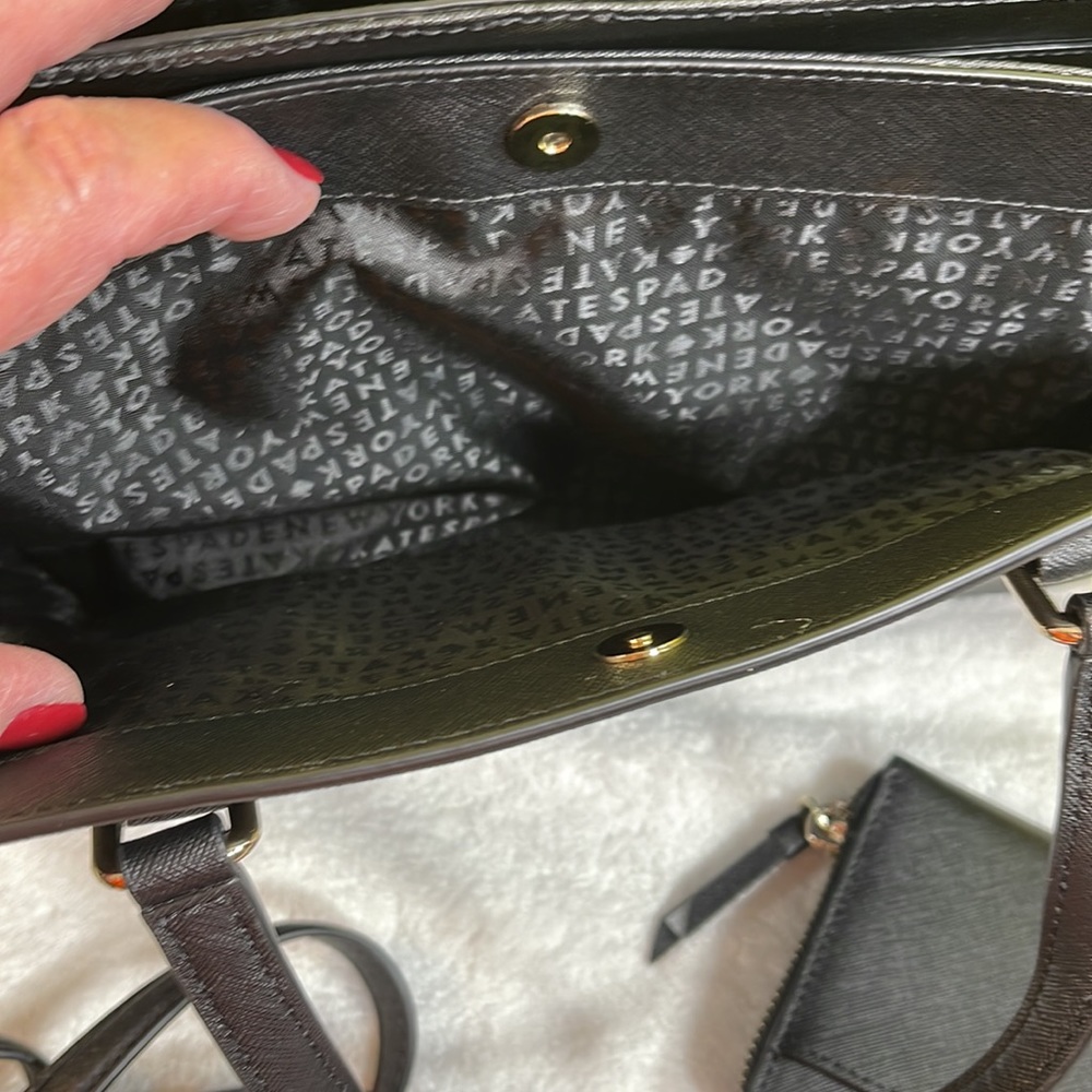 ♠️KATE SPADE♠️ “Laurel Way” Black Bag - NWT - Picture 9 of 17